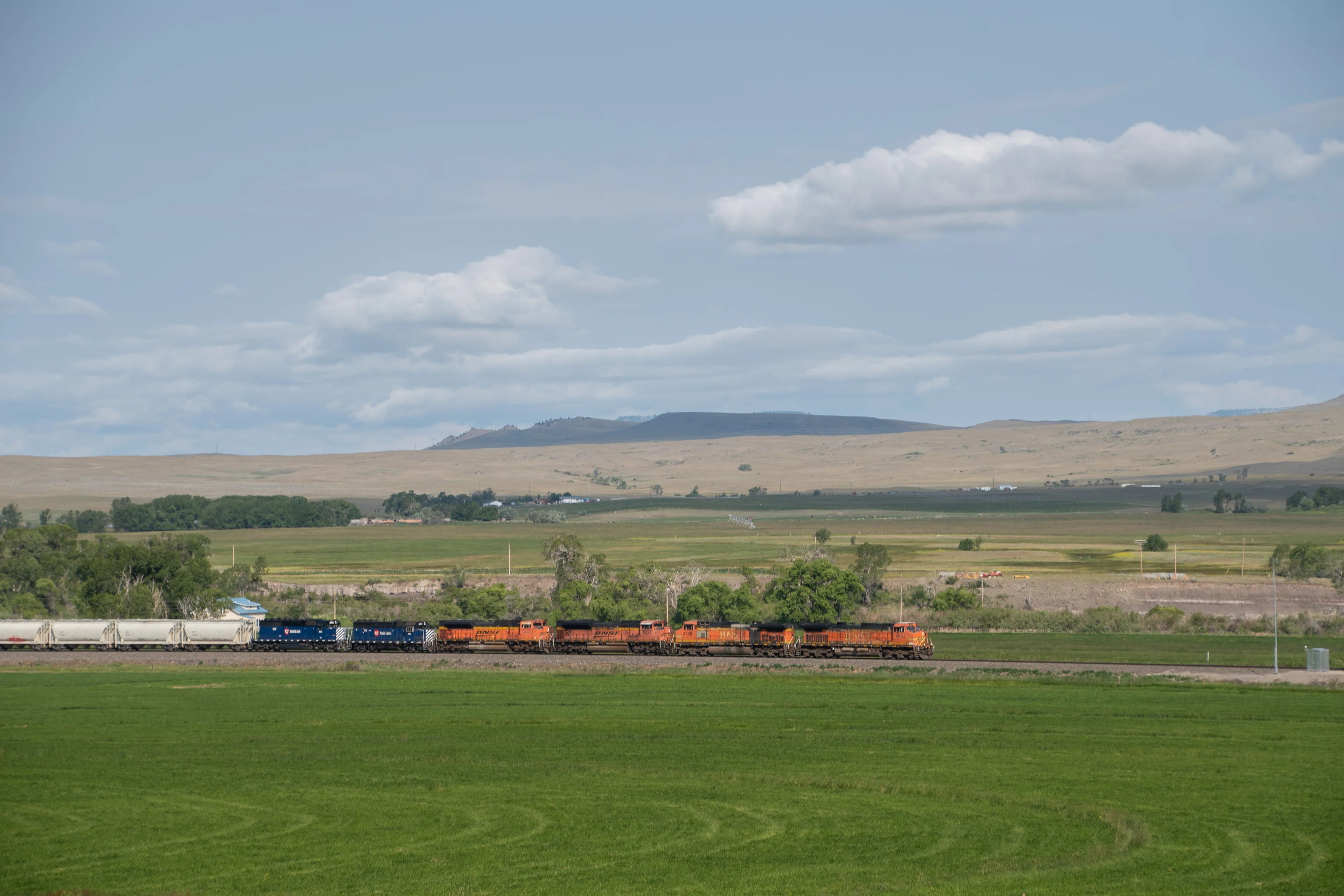 An eastbound manifest passing this location