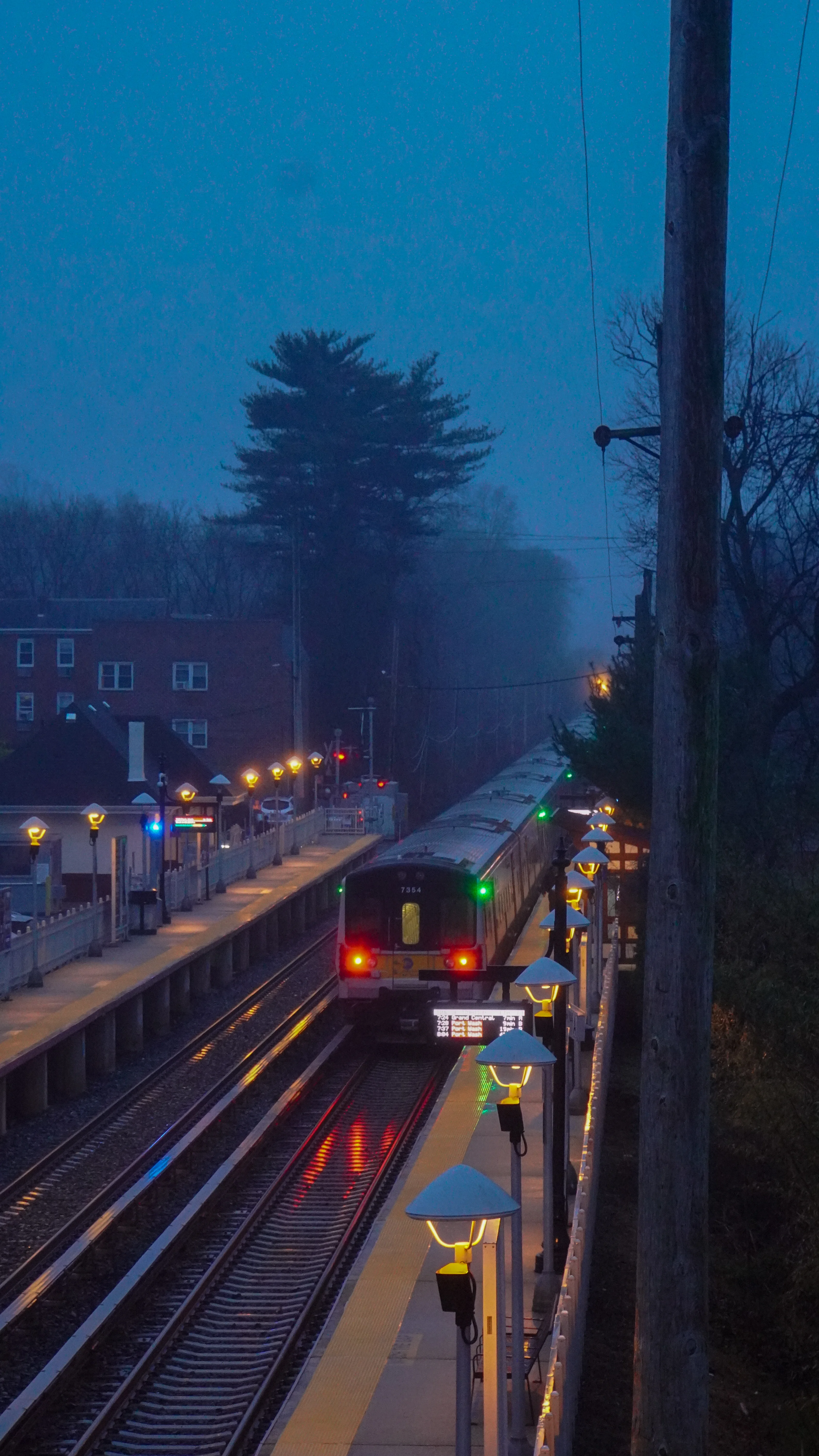 A west bound train.